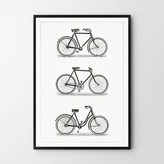 Plakat Rowery Vintage Obniżka ceny
