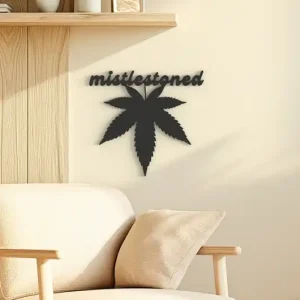 Taniej Marihuana liść - nowoczesna dekoracja ścienna 3d ozdoba