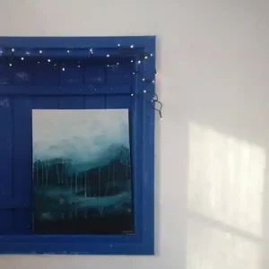 Obraz ręcznie malowany na płótnie 40x50 cm - abstrakcyjny pejzaż Dostępne od ręki