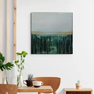 Obraz ręcznie malowany na płótnie 40x40 cm - abstrakcyjny pejzaż Promocja