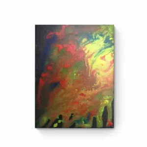 Premium Obraz ręcznie malowany na płótnie 18x24 cm - abstrakcja
