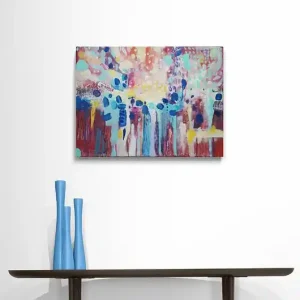 Hit sprzedaży Obraz ręcznie malowany na płótnie 30x40 cm - abstrakcyjny pejzaż