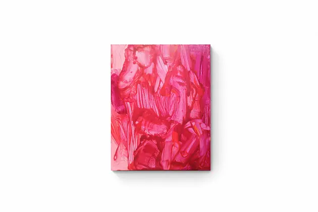 Obniżka ceny Obraz ręcznie malowany na płótnie 28x35 cm - abstrakcja