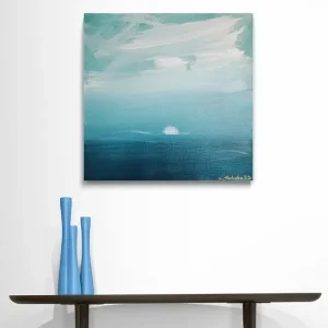 Zamów dziś Obraz ręcznie malowany na płótnie 29x29 cm - abstrakcyjny pejzaż