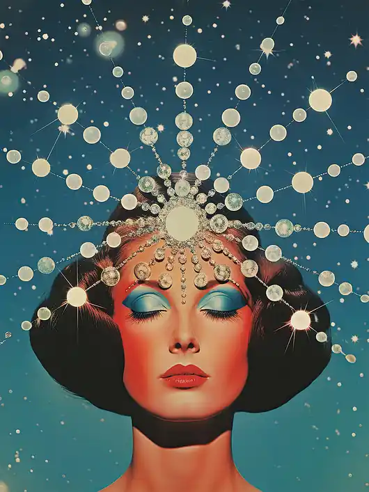 Plakat / Surrealistyczny Kolaż / Kobieta Oferta