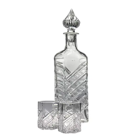 Oferta limitowana Unique kryształowy zestaw do wina karafka i szklanki