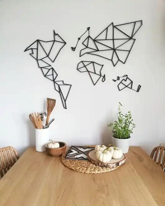 Oferta Mapa Świata - dekoracja na ścianę - prezent
