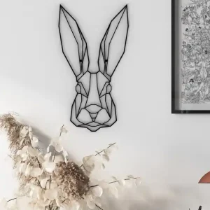 Wyjątkowa oferta Zając Geometryczny Front - wielkanocna dekoracja na ścianę
