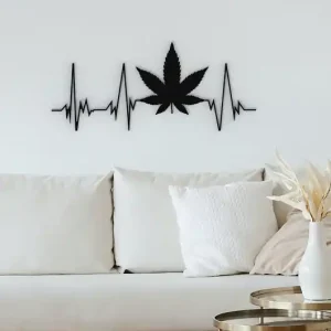 Wysoka jakość Liść Marihuany- dekoracja Marihuana- geometryczna dekoracja na ścianę