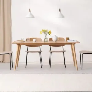 Stół do jadalni z litego drewna dębowego Nowy