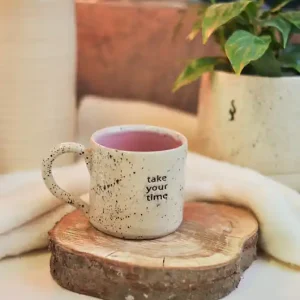 Do wyczerpania zapasów Ceramiczny Kubek 250 ml "take your time"