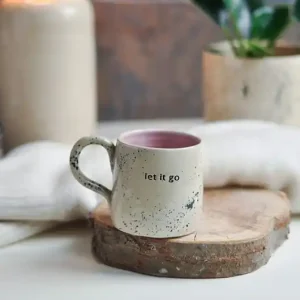 Ceramiczny Kubek 250 ml "let it go" Premium