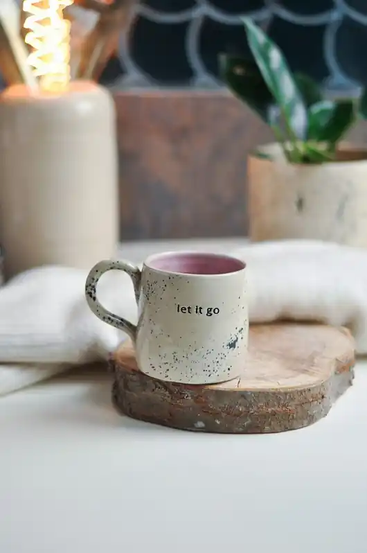 Ceramiczny Kubek 250 ml "let it go" Premium