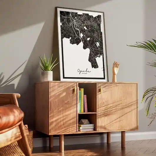Plakat Opole mapa Sprawdź teraz
