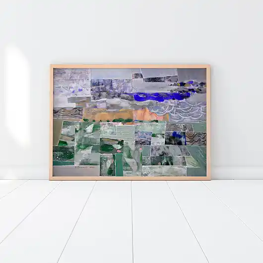 Plakat Pejzaż abstrakcyjny Ostatnie sztuki
