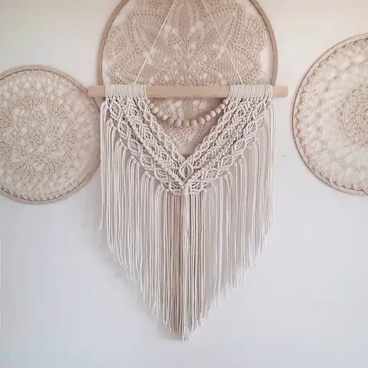 Makrama Kamelia boho na ścianę Popularny