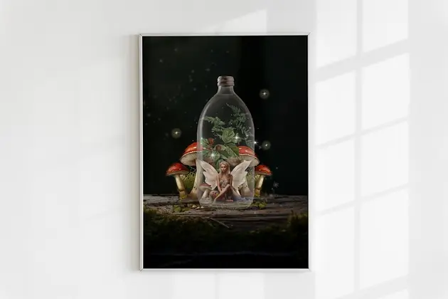 Darmowy zwrot Plakat Wróżka
