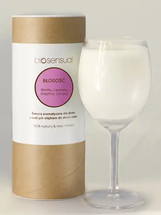 Kup online Świeca do masażu i aromaterapii BŁOGOŚĆ 200g KIELICH