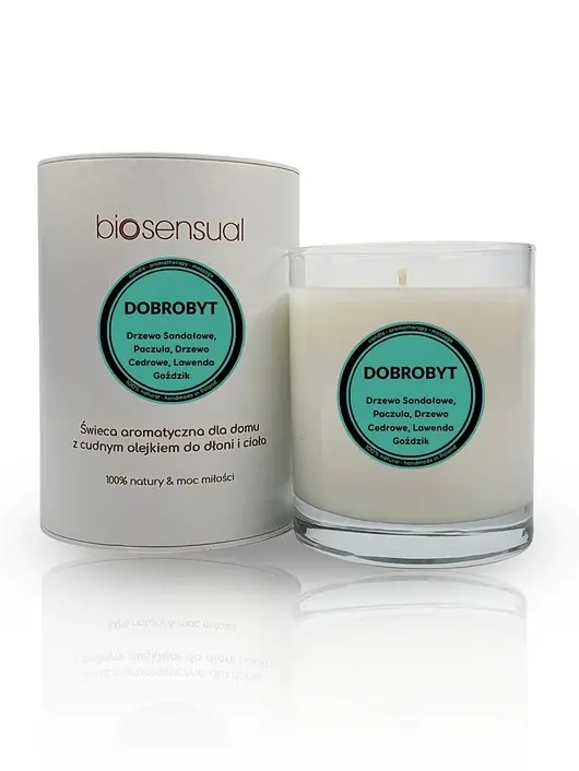 Hit cenowy Świeca do masażu i aromaterapii DOBROBYT 200g