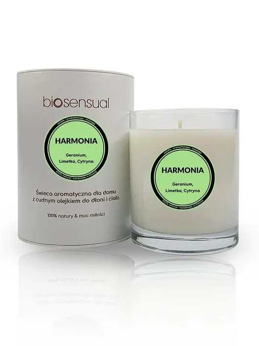 Świeca do masażu i aromaterapii HARMONIA 200g Ostatnia szansa