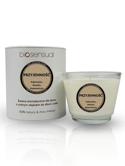 Promocja Świeca do masażu i aromaterapii PRZYJEMNOŚĆ 80g