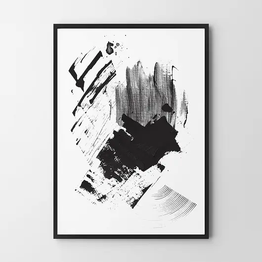 Plakat Black white gray - różne formaty Szybka dostawa