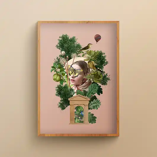 Plakat Folk Wysoka jakość