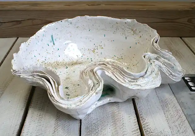 Obniżka ceny Organic Form -Shell - misa - ceramika art