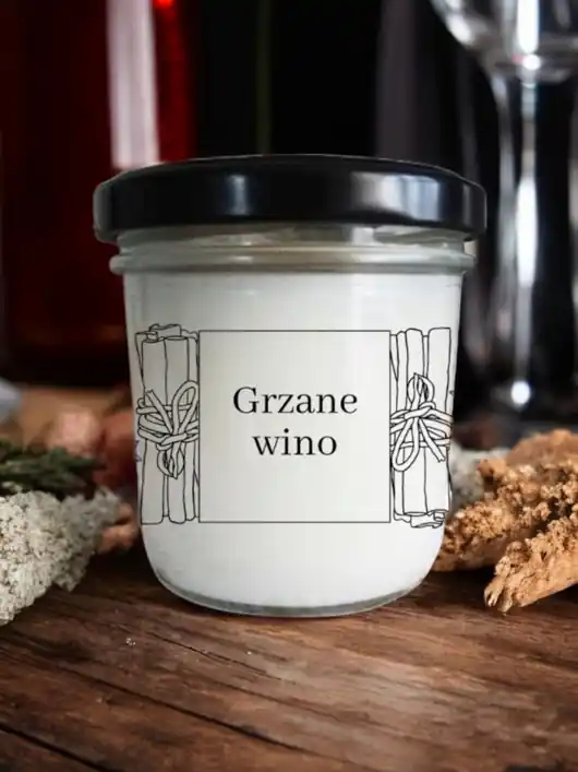 Świeca sojowa Grzane wino 120 ml Tani