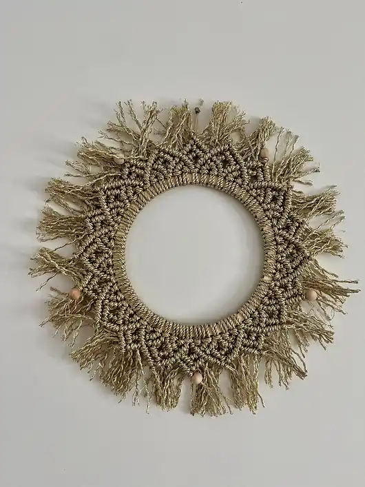 Nowy Makrama Boho Mandala Gold