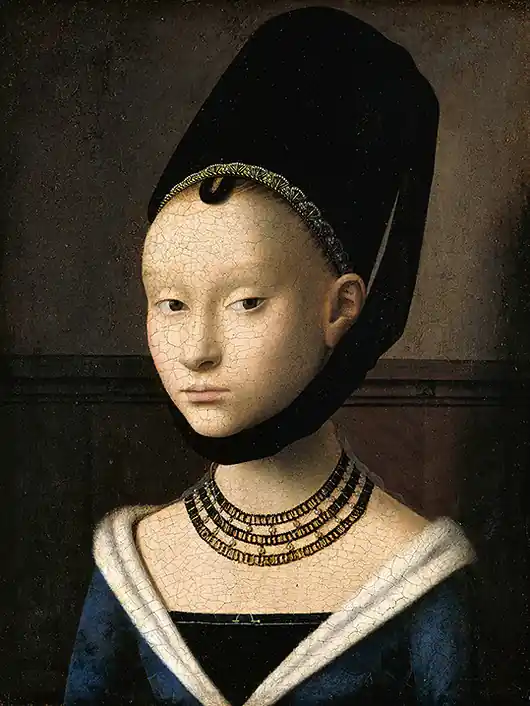 Wybór klientów Petrus Christus - Portret młodej dziewczyny - reprodukcja