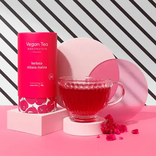 Herbata owocowa Różana Malina Vegan Tea Premium