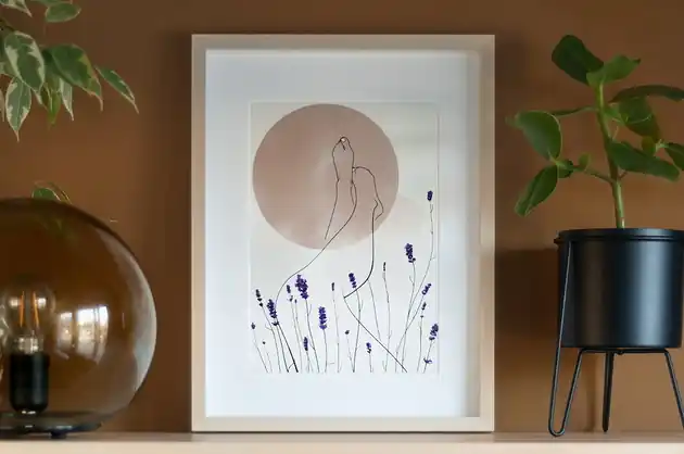 Hit cenowy Ilustracja Autorska W lawendzie