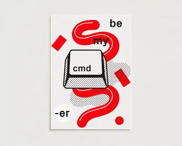 Be my cmd-er / Oryginalna grafika / poster print Wyjątkowa oferta