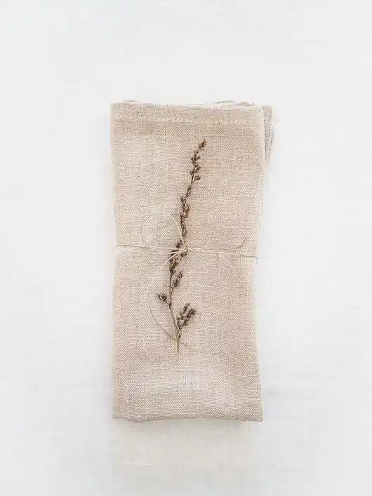Serwetka Lniana Heavy Linen Natural Hit sprzedaży