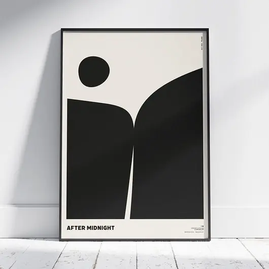 Zamów dziś Plakat abstrakcyjny, abstrakcja, geometria, b&w - After Midnight