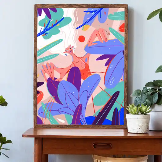 Plakat Flowers Premium