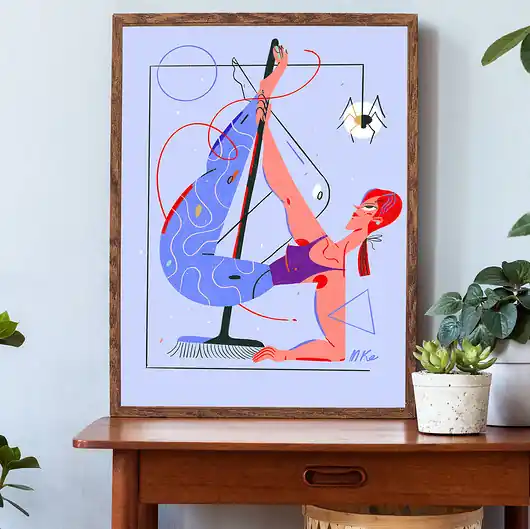 Plakat Broom Lady Zamów dziś
