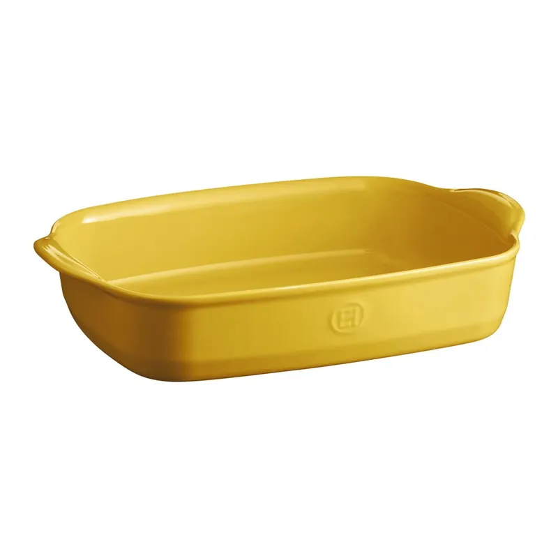 Żółta ceramiczna prostokątna misa do zapiekania Emile Henry, 36x23 cm Bonami Oferta czasowa