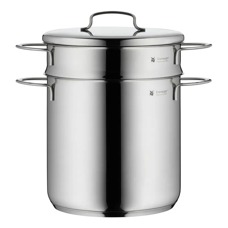 Nierdzewny garnek z pokrywką na makaron WMF Cromargan® Mini, ⌀ 18 cm Bonami Nowość