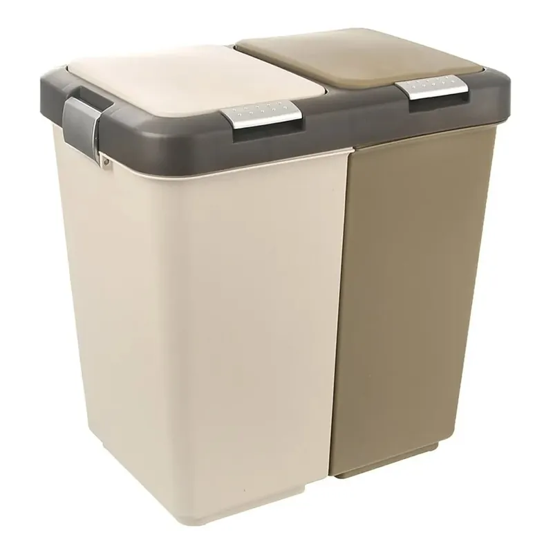 Podwójny kosz do segregowania śmieci Orion Duo Dust, 20 l Bonami Premium