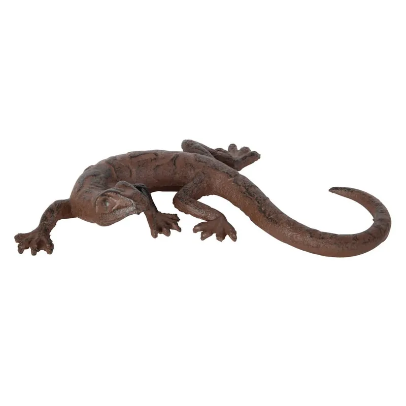 Bezpieczne zakupy Żeliwna jaszczurka dekoracyjna Esschert Design, dł. 19,5 cm Bonami