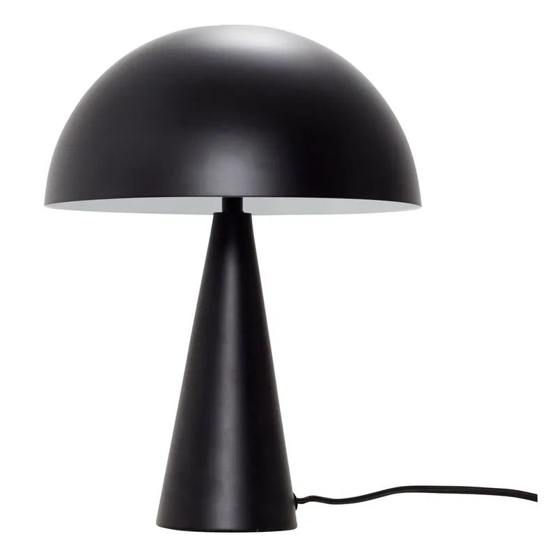 Czarna lampa stołowa Hübsch Herho Bonami Tani