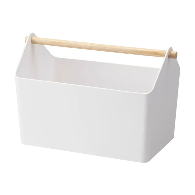 Biały/w naturalnym kolorze plastikowy pojemnik 21x37x24 cm Favori – YAMAZAKI Bonami Nowość
