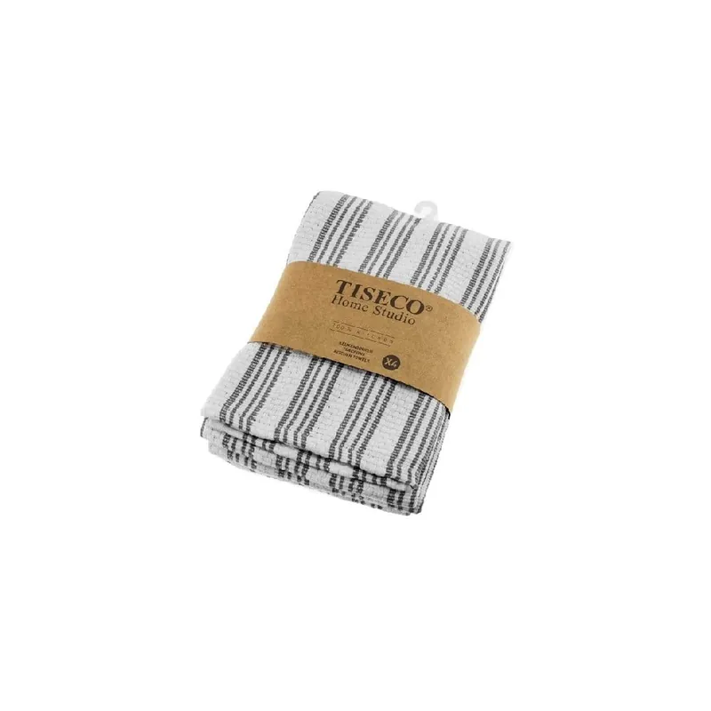 Niska cena Bawełniane ścierki zestaw 4 szt. 50x70 cm Stripes – Tiseco Home Studio Bonami