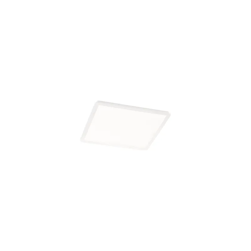 Ostatnia szansa Biała kwadratowa lampa sufitowa LED Reality Camillus, 30x30 cm Bonami
