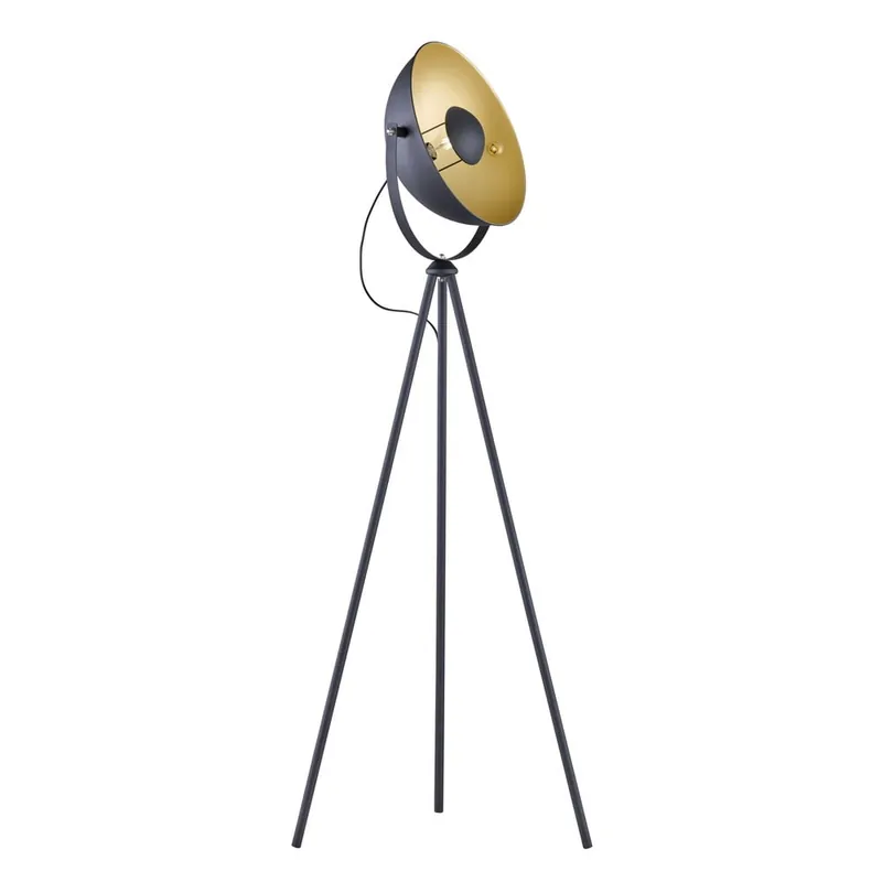 Ciemnoszara metalowa lampa stojąca Reality Chewy, wys. 160 cm Bonami Dodaj do koszyka