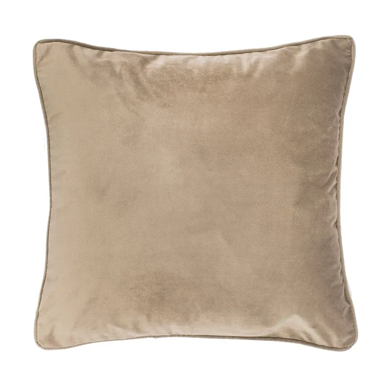 Nowość Jasnobeżowa poduszka Tiseco Home Studio Velvet, 45x45 cm Bonami