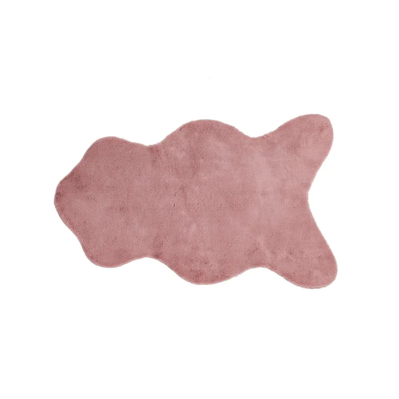 Różowa sztuczna skóra Tiseco Home Studio Rabbit, 60x90 cm Bonami Hit sprzedaży