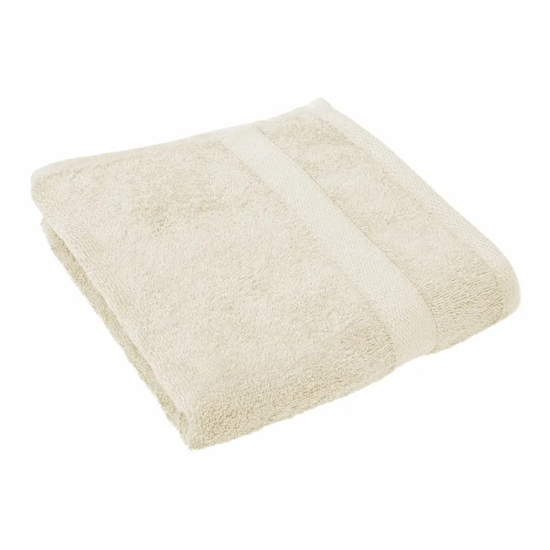 Jasnobeżowy ręcznik Tiseco Home Studio, 50x100 cm Bonami Szybka dostawa